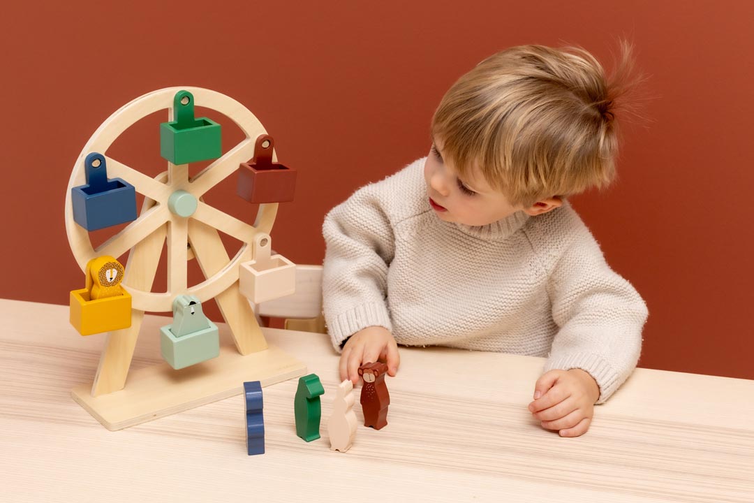 Wooden ferris wheel